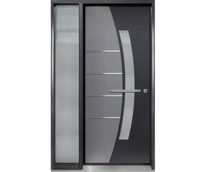 DI-01 Single Entry Door with One Sidelite Left