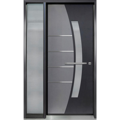 DI-01 Single Entry Door with One Sidelite Left