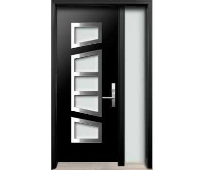 DI-09 Single Entry Door with One Sidelite Right
