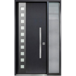 DI-20 Single Entry Door with One Sidelite Right
