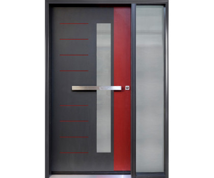 DI-21 Single Entry Door with One Sidelite Right