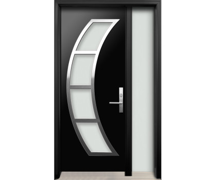 DI-27 Single Entry Door with One Sidelite Right