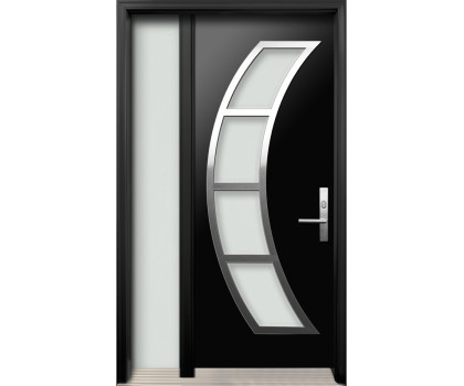 DI-27 Single Entry Door with One Sidelite Left