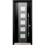 AV-17 Single Entry Door  (with Sandblasted Door Glass)
