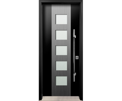 AV-17 Single Entry Door  (with Sandblasted Door Glass)
