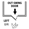 Left Hand Out-Swing