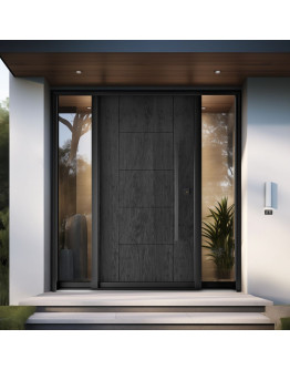 FR20B - Single Entry Door with Sidelite Right 