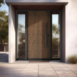 FR20G - Single Entry Door with Sidelite Left