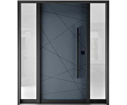 AR25 - Single Entry Door with Two Sidelites 