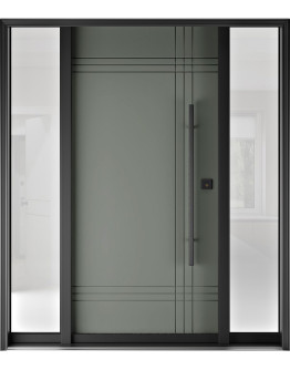 FR20 New 10 - Single Entry Doors with two Sidelites
