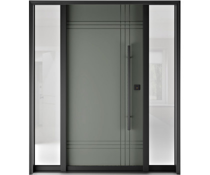FR20 New 10 - Single Entry Doors with two Sidelites