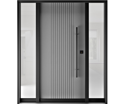 FR20D - Single Entry Door with two Sidelites 