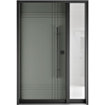 FR20 New 10 - Single Entry Door with Sidelite Right 