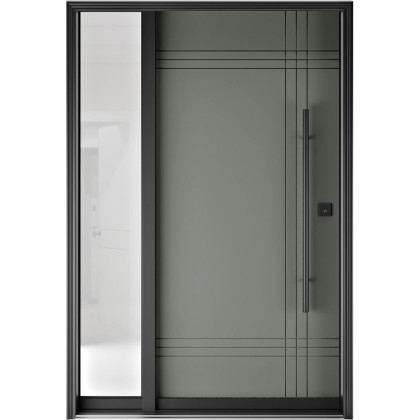 FR20 New 10 - Single Entry Door with Sidelite Left 