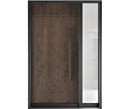 FR20 New 12 - Single Entry Door with Sidelite Right 