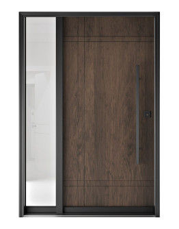 FR20 New 12 - Single Entry Door with Sidelite Left