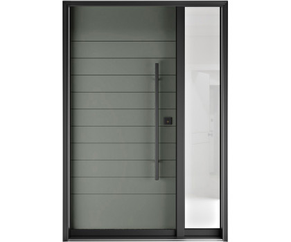 FR20 New 1 - Single Entry Door with Sidelite Right