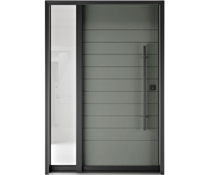 FR20 New 1 - Single Entry Door with Sidelite Left