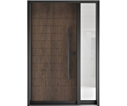 FR20 New 2 - Single Entry Door with Sidelite Right