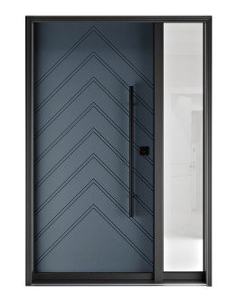 FR20 New 5 - Single Entry Door with Sidelite Right 