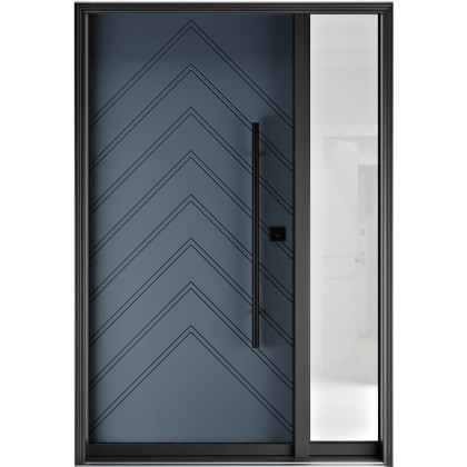 FR20 New 5 - Single Entry Door with Sidelite Right 