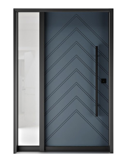 FR20 New 5 - Single Entry Door with Sidelite Left