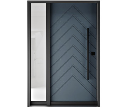 FR20 New 5 - Single Entry Door with Sidelite Left