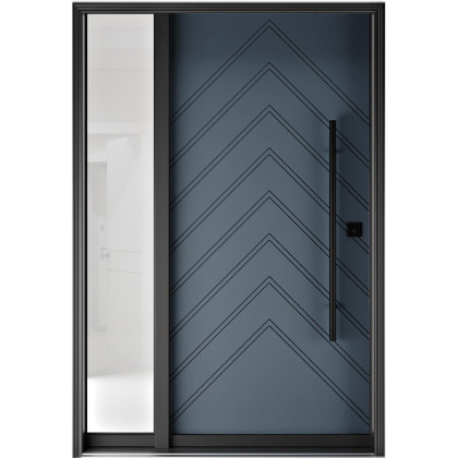 FR20 New 5 - Single Entry Door with Sidelite Left