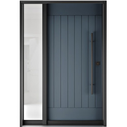 FR20 New 6 - Single Entry Door with Sidelite Left 