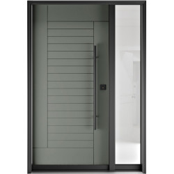 FR20 New 8 - Single Entry Door with Sidelite Right 