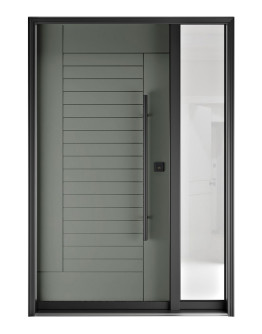 FR20 New 8 - Single Entry Door with Sidelite Right 