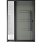 FR20 New 8 - Single Entry Door with Sidelite Left 