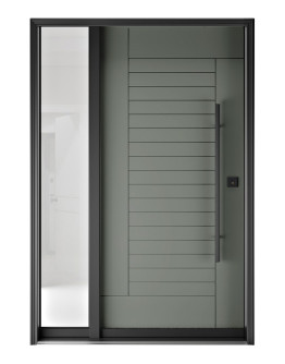 FR20 New 8 - Single Entry Door with Sidelite Left 