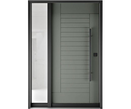 FR20 New 8 - Single Entry Door with Sidelite Left 