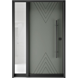 FR20 New 9 - Single Entry Door with Sidelite Left 