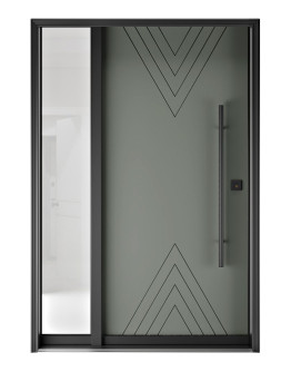 FR20 New 9 - Single Entry Door with Sidelite Left 