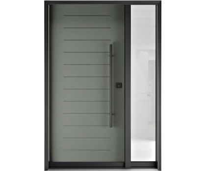 FR20R - Single Entry Door with Sidelite Right