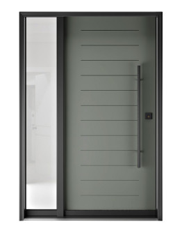 FR20R - Single Entry Door with Sidelite Left