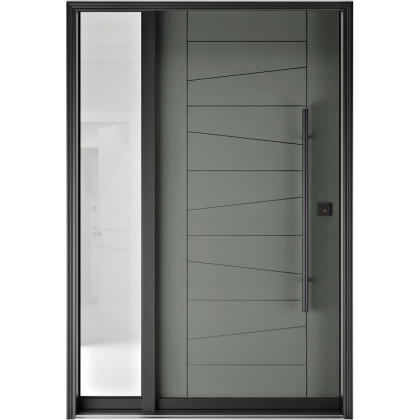 FR20S - Single Entry Door with Sidelite Left