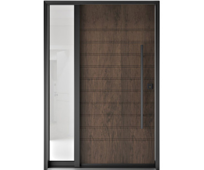FR20 New 3 - Single Entry Door with Sidelite Left