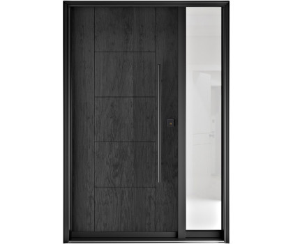 FR20B - Single Entry Door with Sidelite Right 