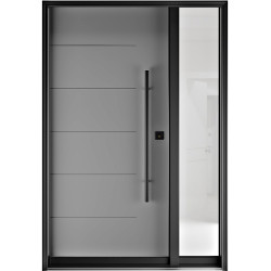 FR20G - Single Entry Door with Sidelite Right 