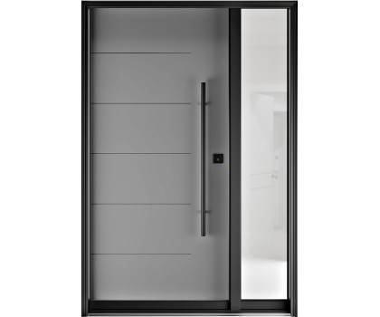 FR20G - Single Entry Door with Sidelite Right 