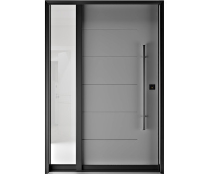 FR20G - Single Entry Door with Sidelite Left