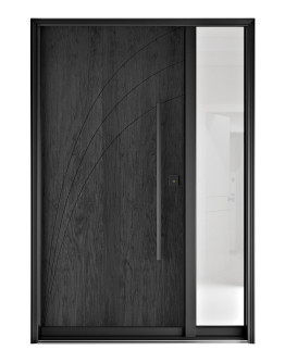 FR20H - Single Entry Door with Sidelite Right