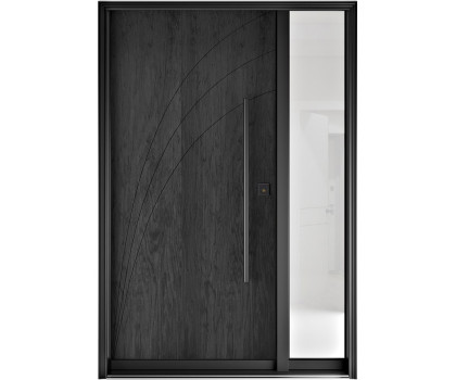 FR20H - Single Entry Door with Sidelite Right