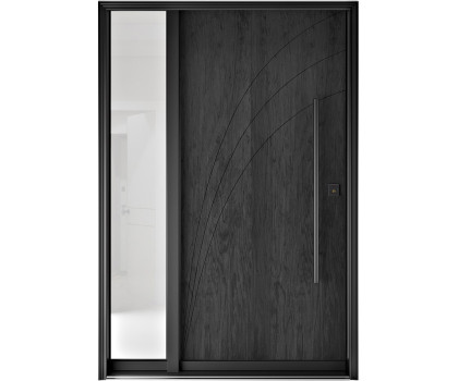 FR20H - Single Entry Door with Sidelite Left