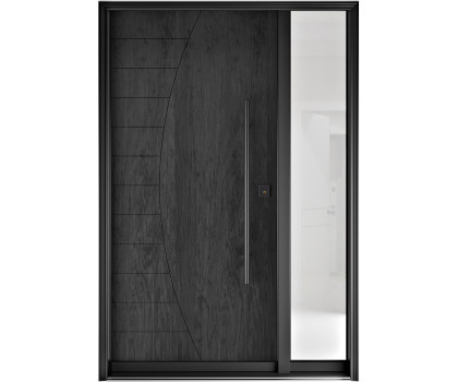 FR20J - Single Entry Door with Sidelite Right 