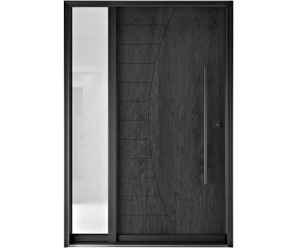 FR20J - Single Entry Door with Sidelite Left 