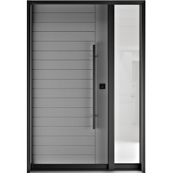 FR20L - Single Entry Door with Sidelite Right 